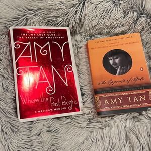 Amy Tan Book Lot - where the past begins hc & memories of a writing life
